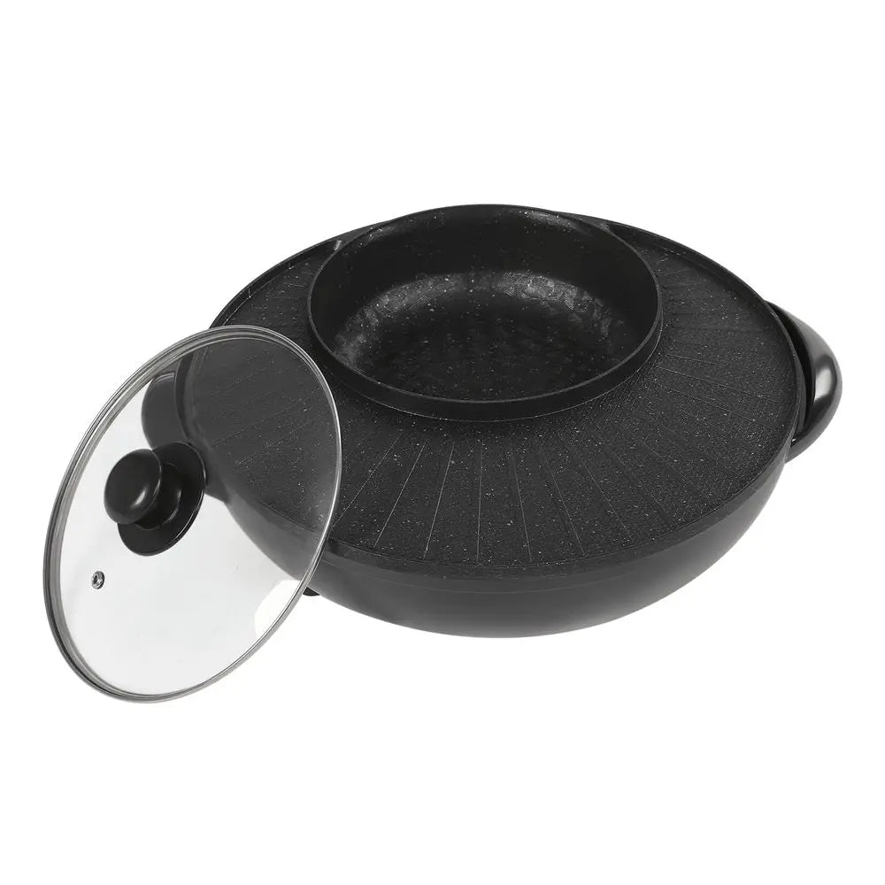 Circular Edition Electric Hot Pot Grill for Indoor Parties