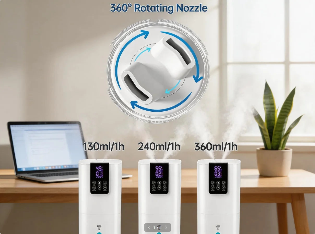 Smart Humidifier For Bedroom And Large Rooms With App Control