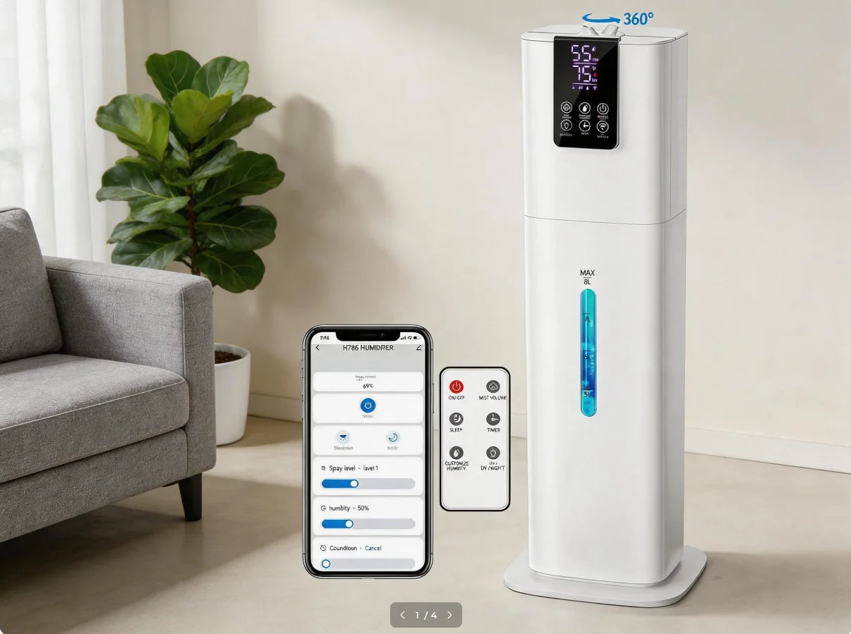 Smart Humidifier For Bedroom And Large Rooms With App Control