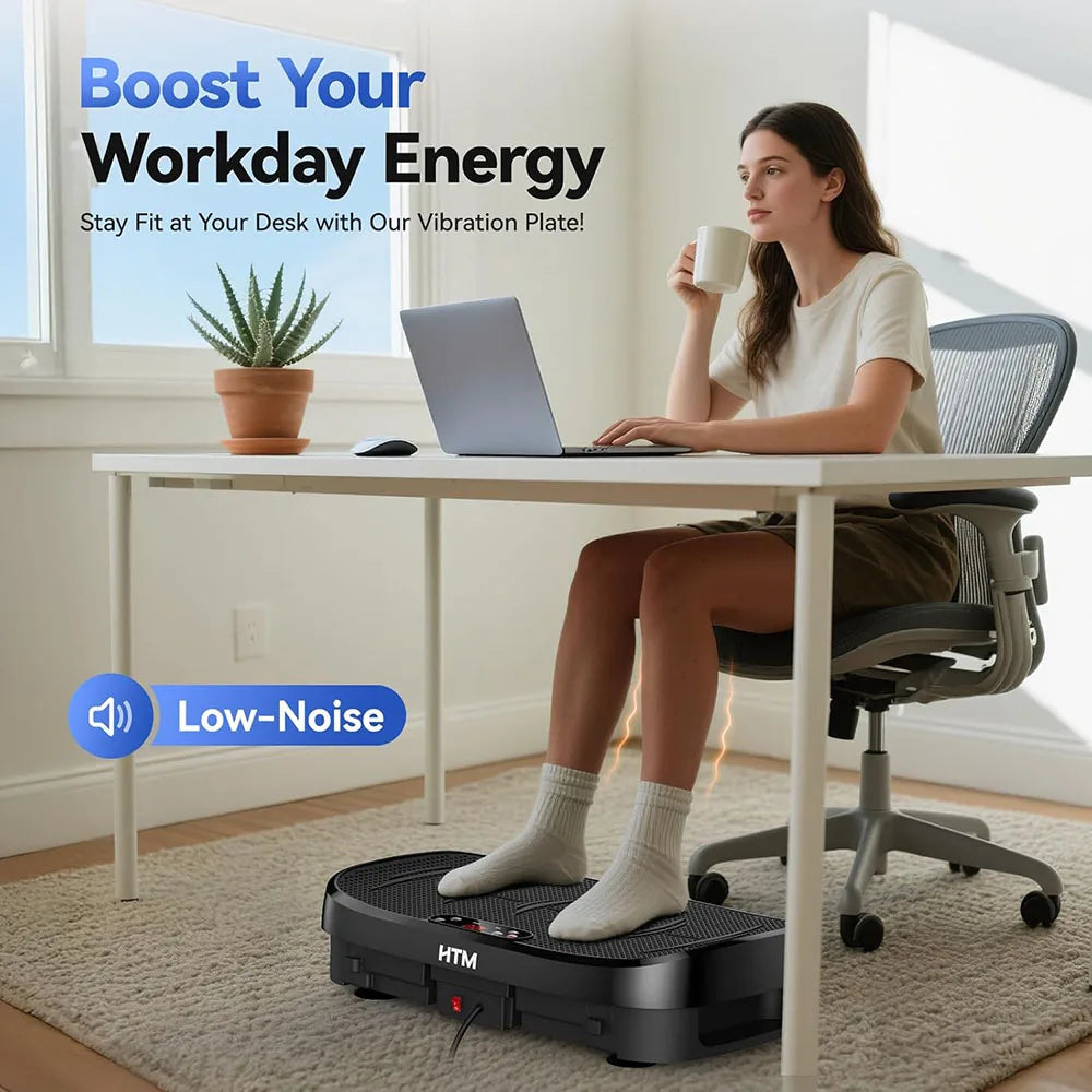 HTM Vibration Plate Fitness Machine For Whole Body Workout