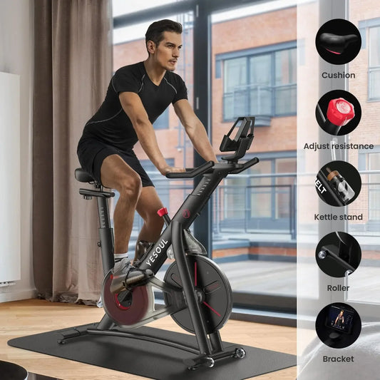 S3 Magnetic Resistance Indoor Exercise Bike For Home Use