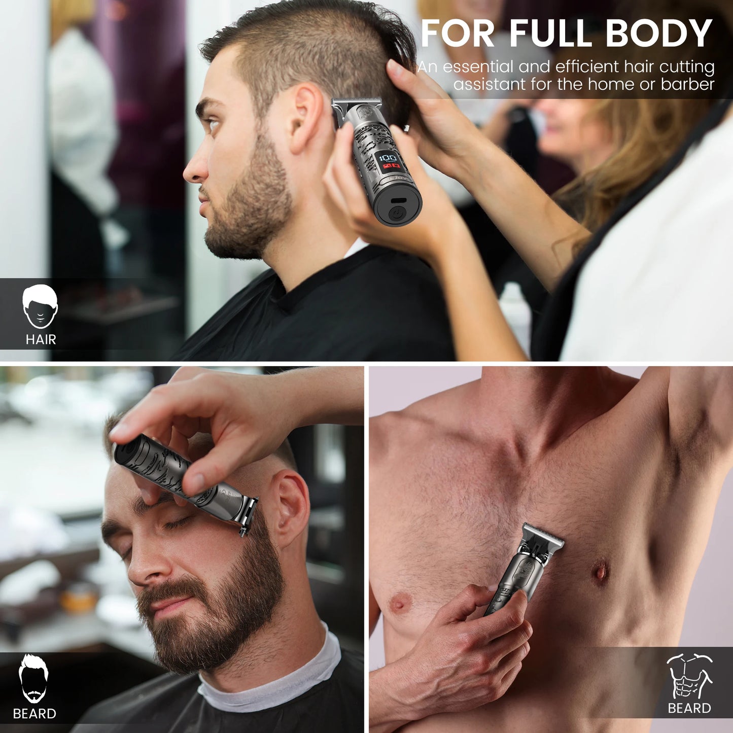 Sejoy Electric Shaver For Men Rechargeable With 3D Floating Head