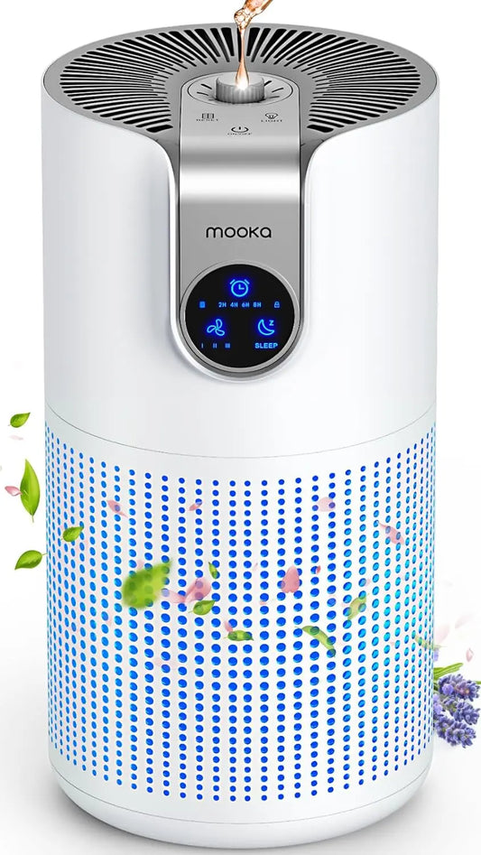 MOOKA M03 Air Purifier With Aromatherapy And HEPA Filter