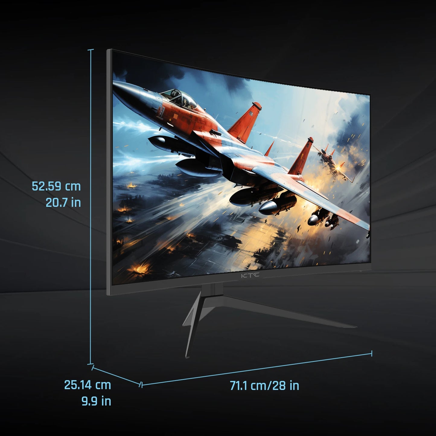 KTC 240Hz Curved Gaming Monitor HDR10 1ms FreeSync GSync