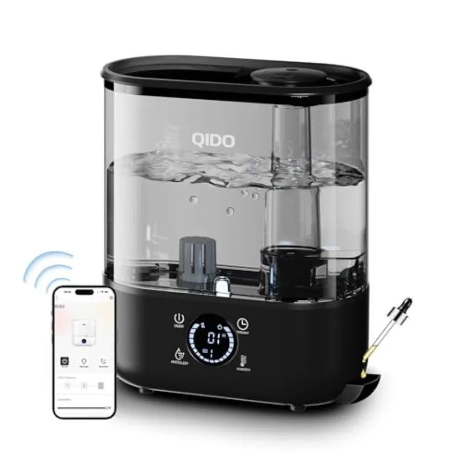 Smart Humidifier For Bedroom With Essential Oil Diffuser