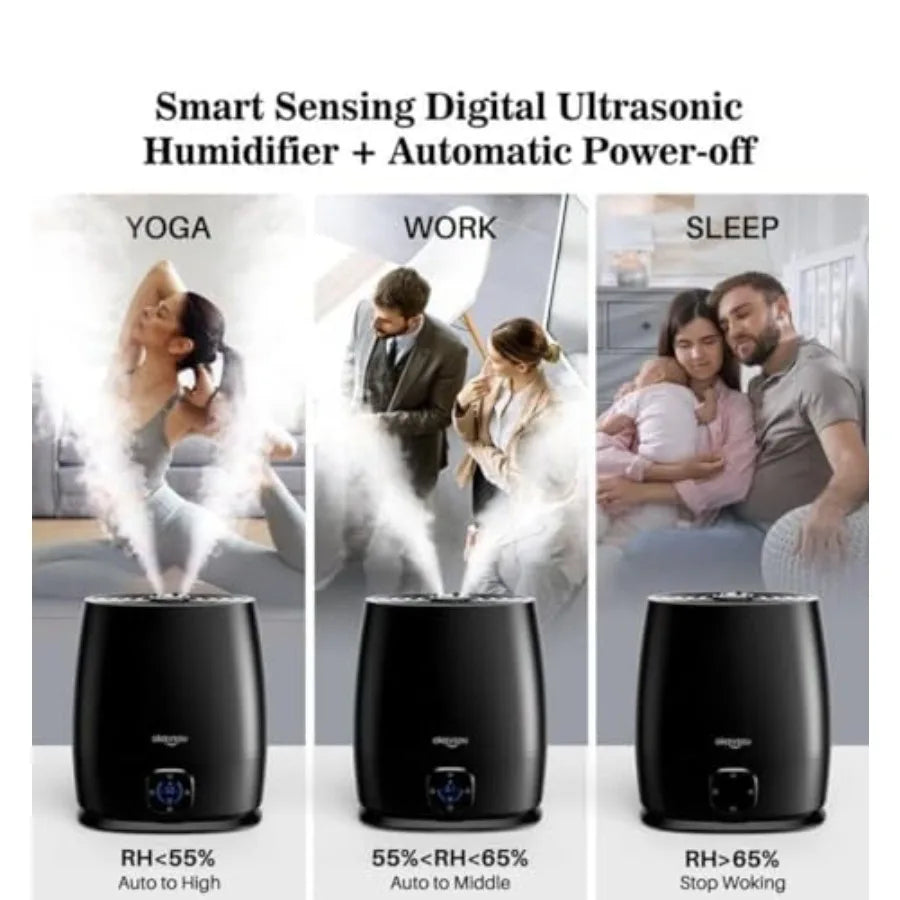 Smart Humidifier And Diffuser With Remote Control Filterless