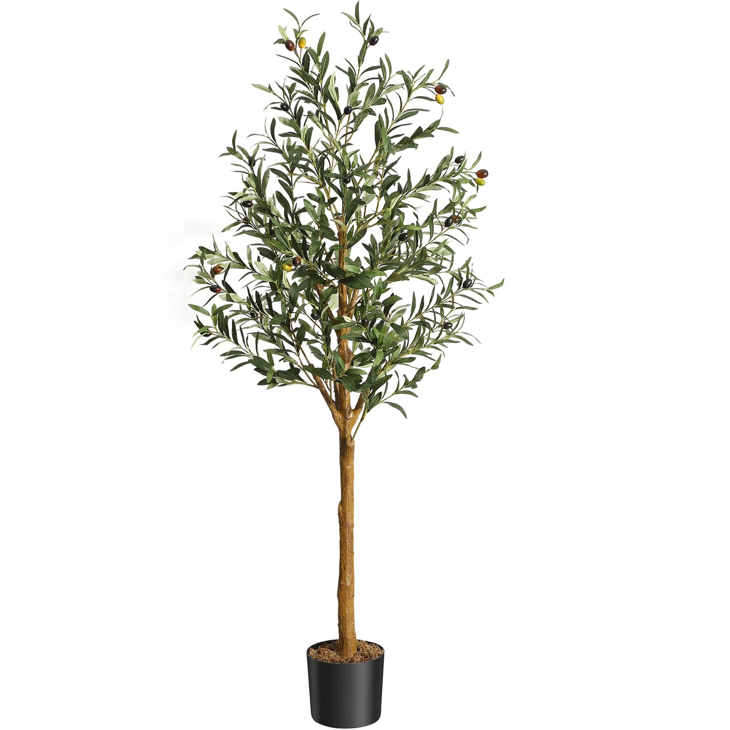 HiMISS Artificial Olive Tree In Pot Realistic Fake Plant Decor