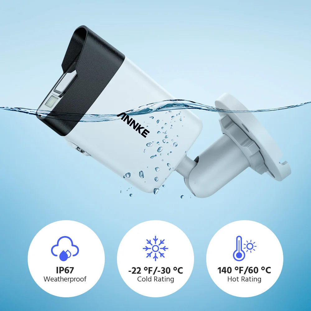 ANNKE 12MP PoE IP Camera With Dual Light And Microphone