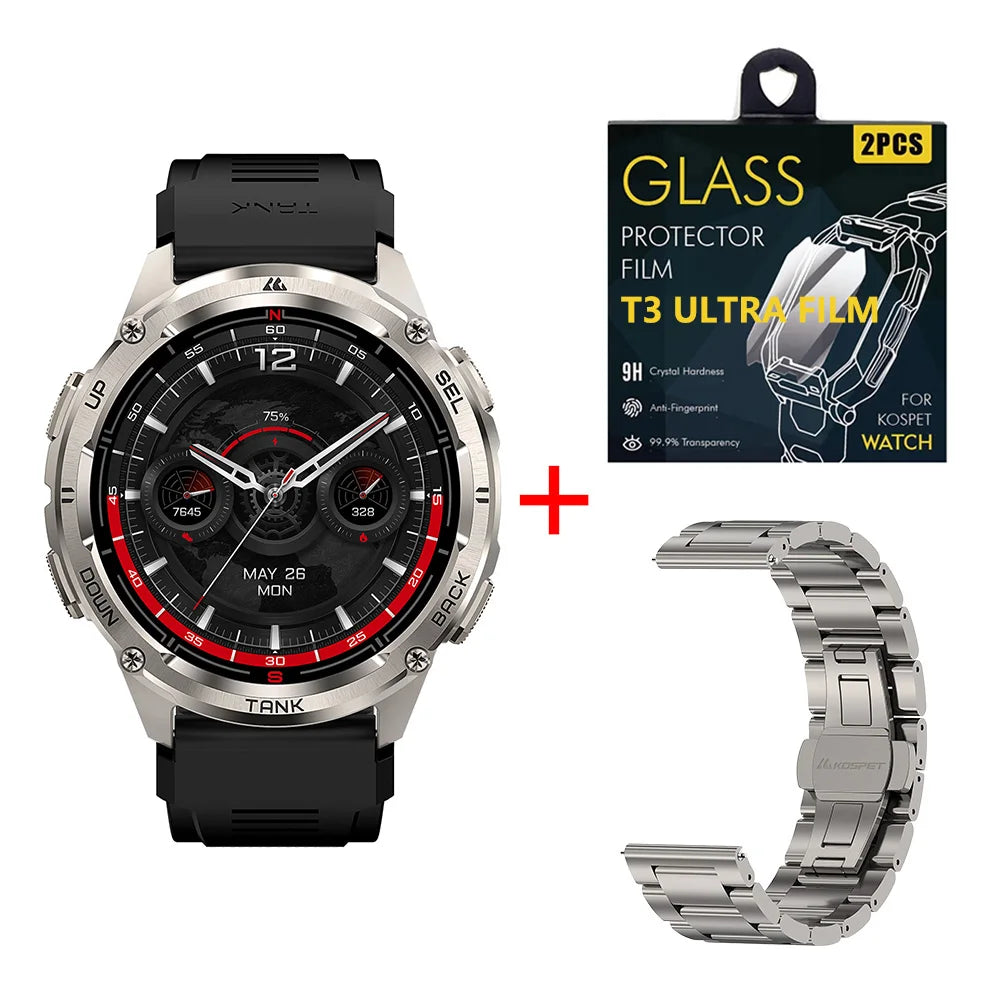 KOSPET TANK T3 Ultra GPS Smart Watch Bluetooth Calling