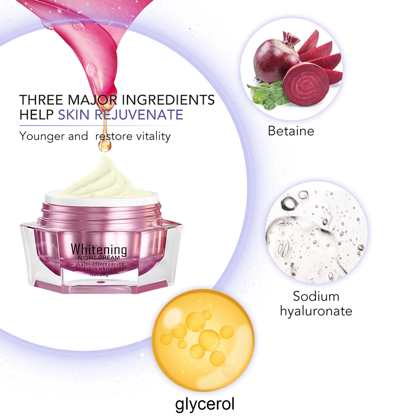 AILKE Lightening Anti-Wrinkle Face Cream With Hyaluronic Acid