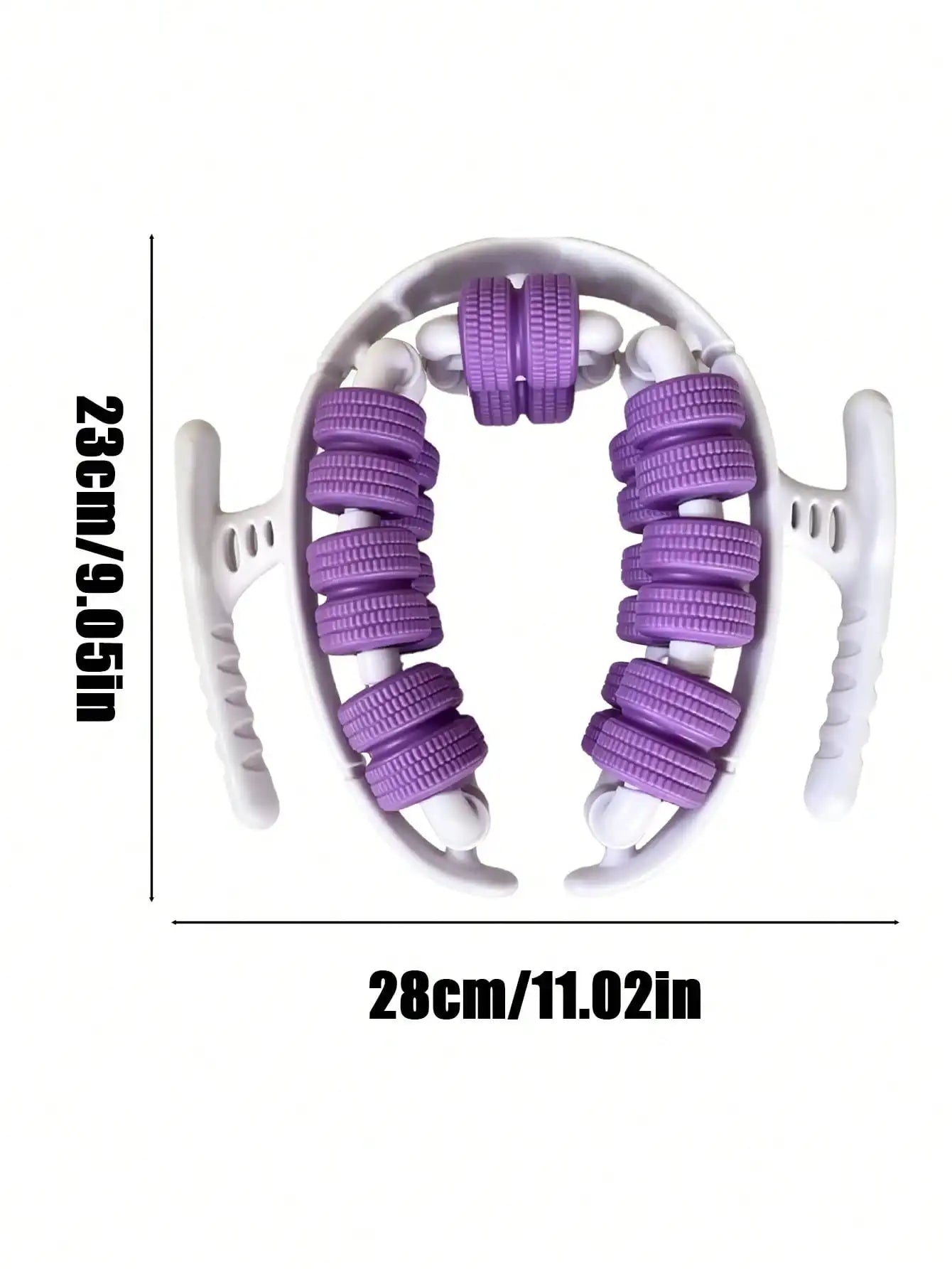 Professional Yoga Leg Ring Clamp With 28 Massage Roller Wheels