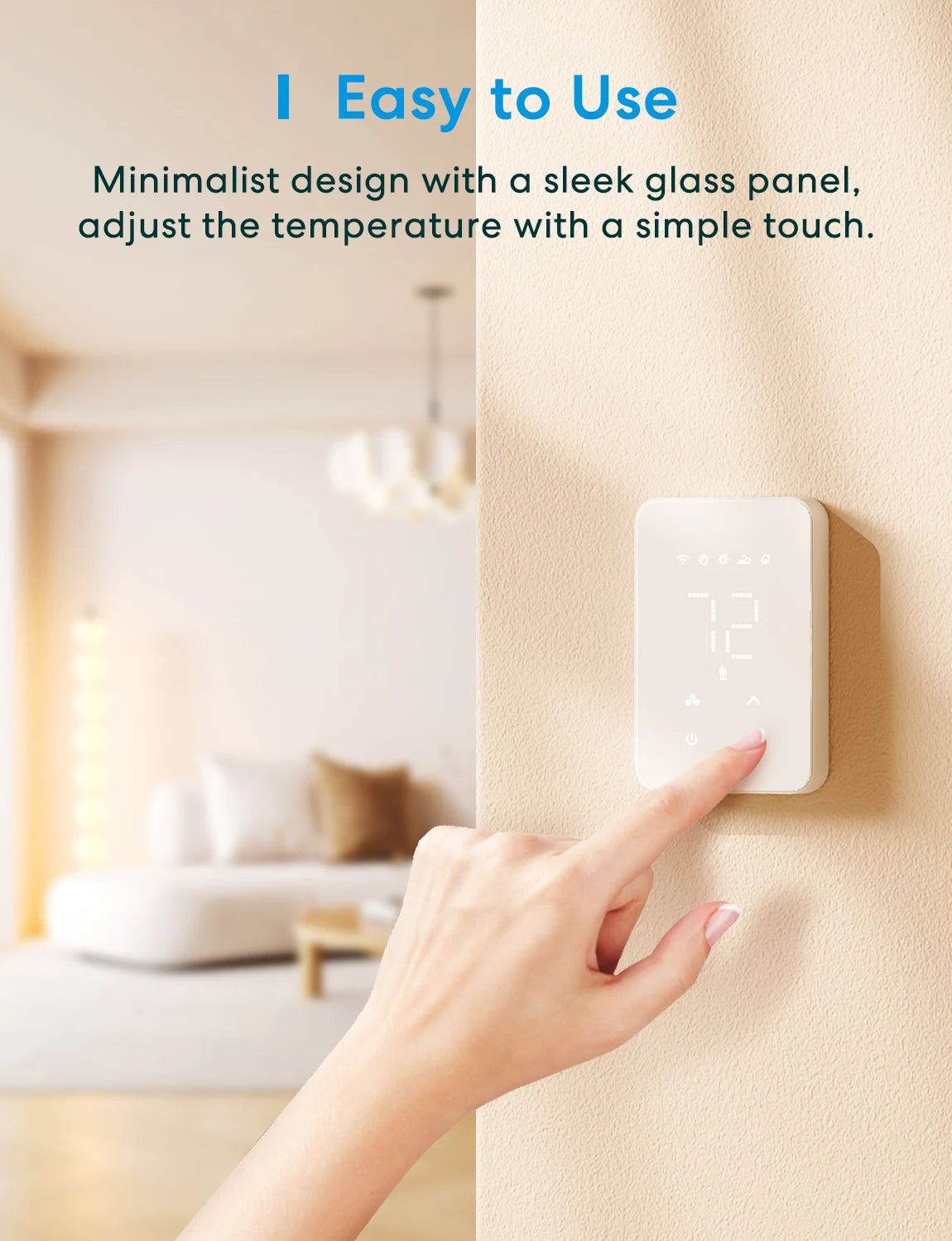Meross MTS215 Smart Matter Thermostat For Electric Baseboard Heaters