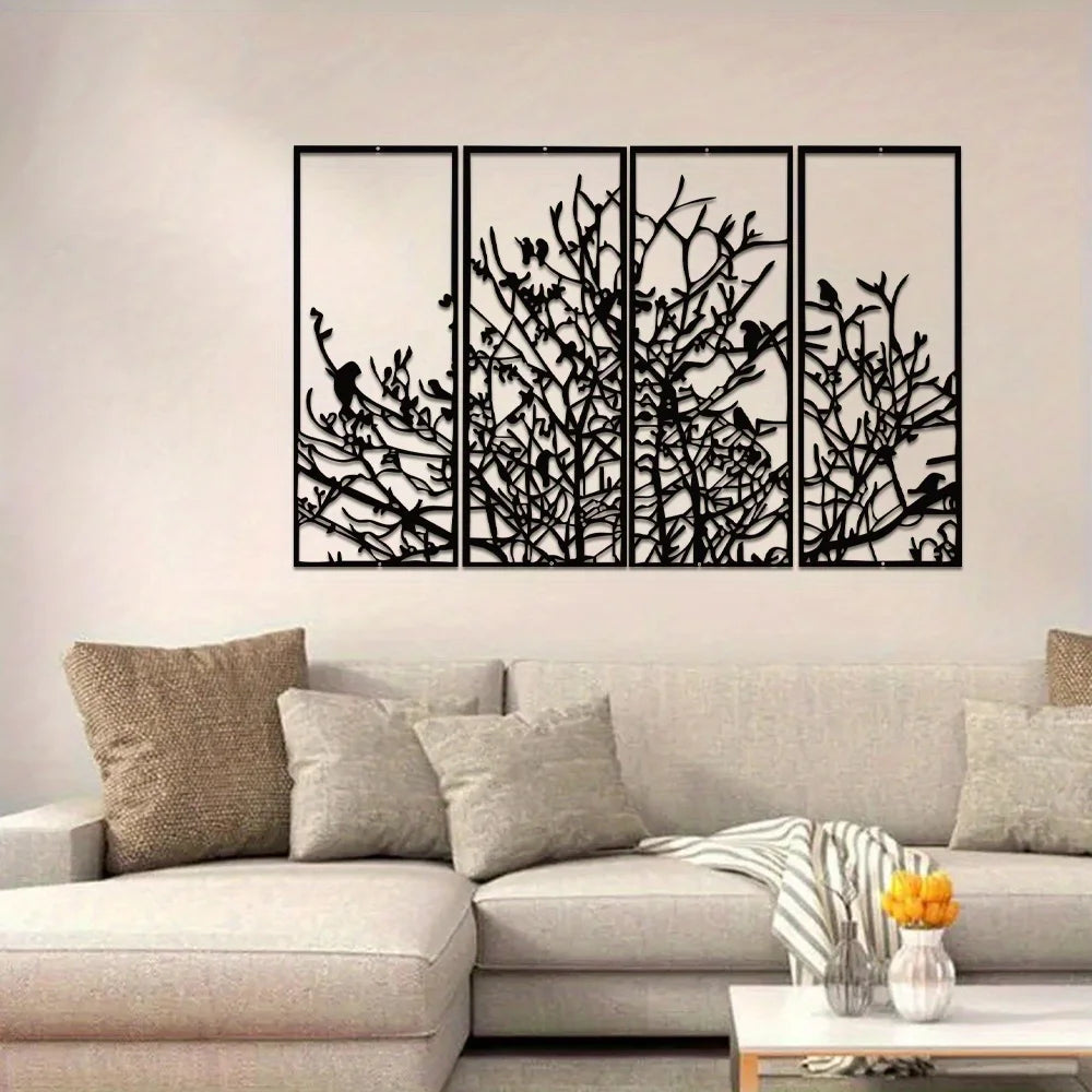 Tree Of Life Wall Decor Metal Sculpture For Modern Homes