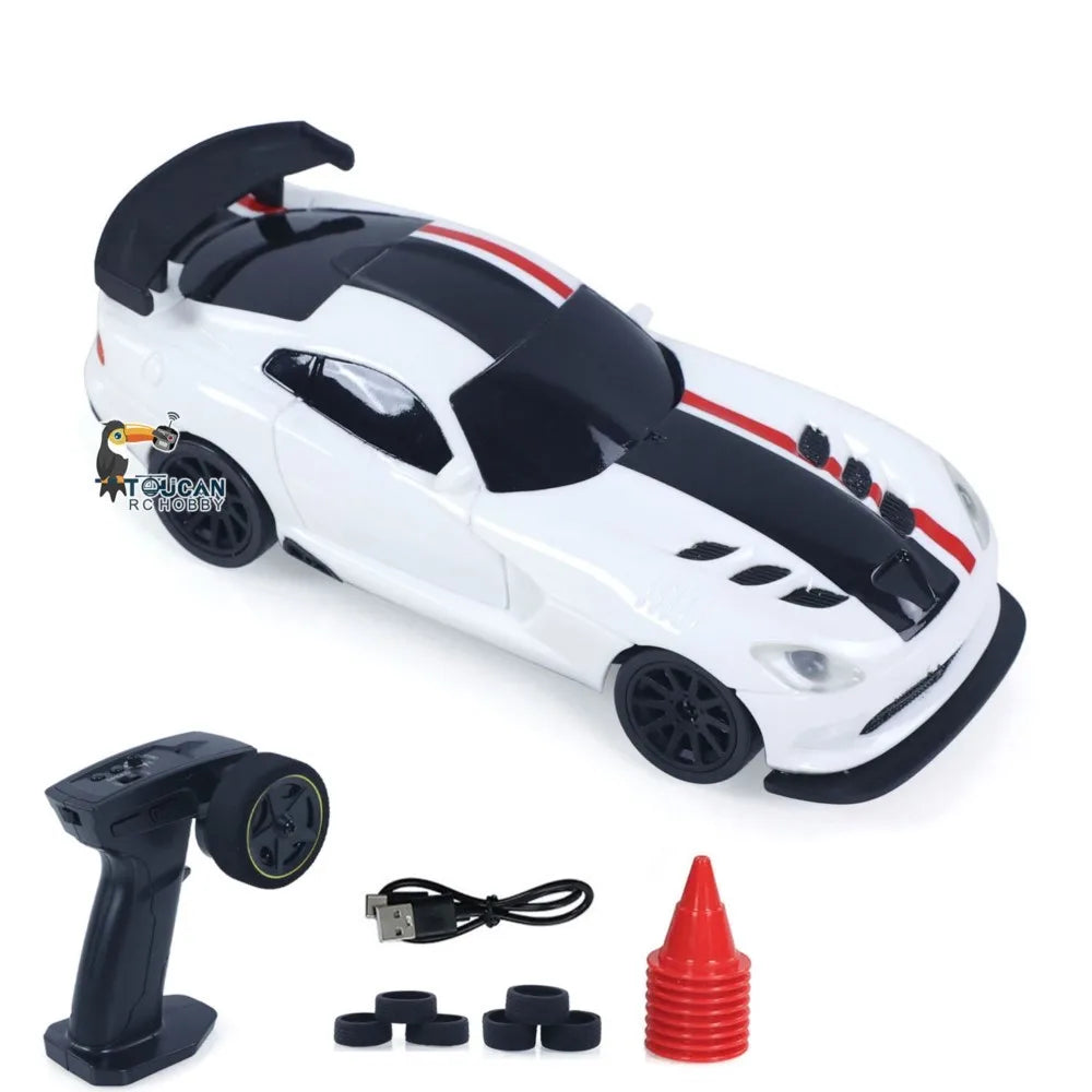 Toucan RC Hobby Drift Car With LED Lights And AWD Remote Control