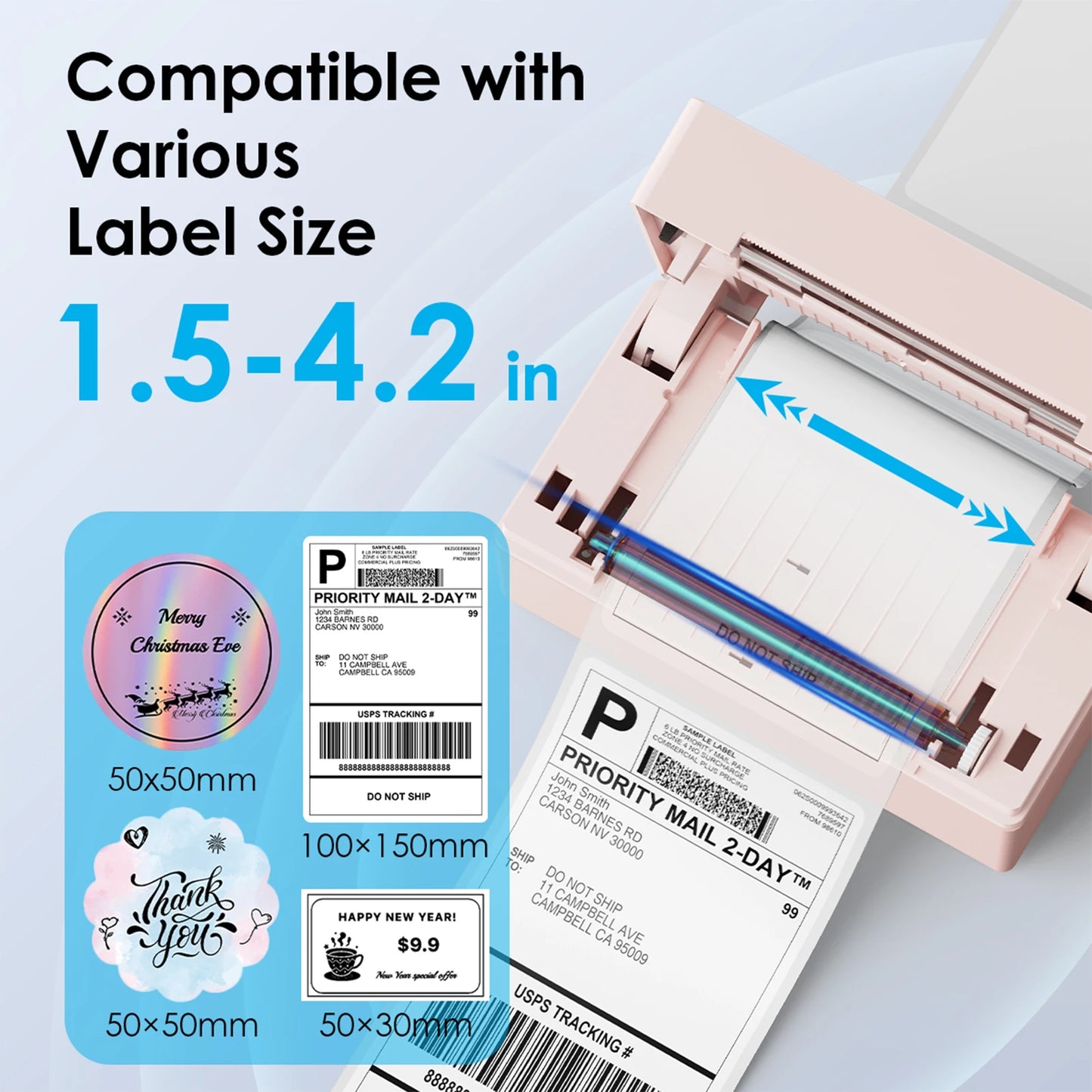 Knaon Thermal Label Printer For Small Business And Home Use