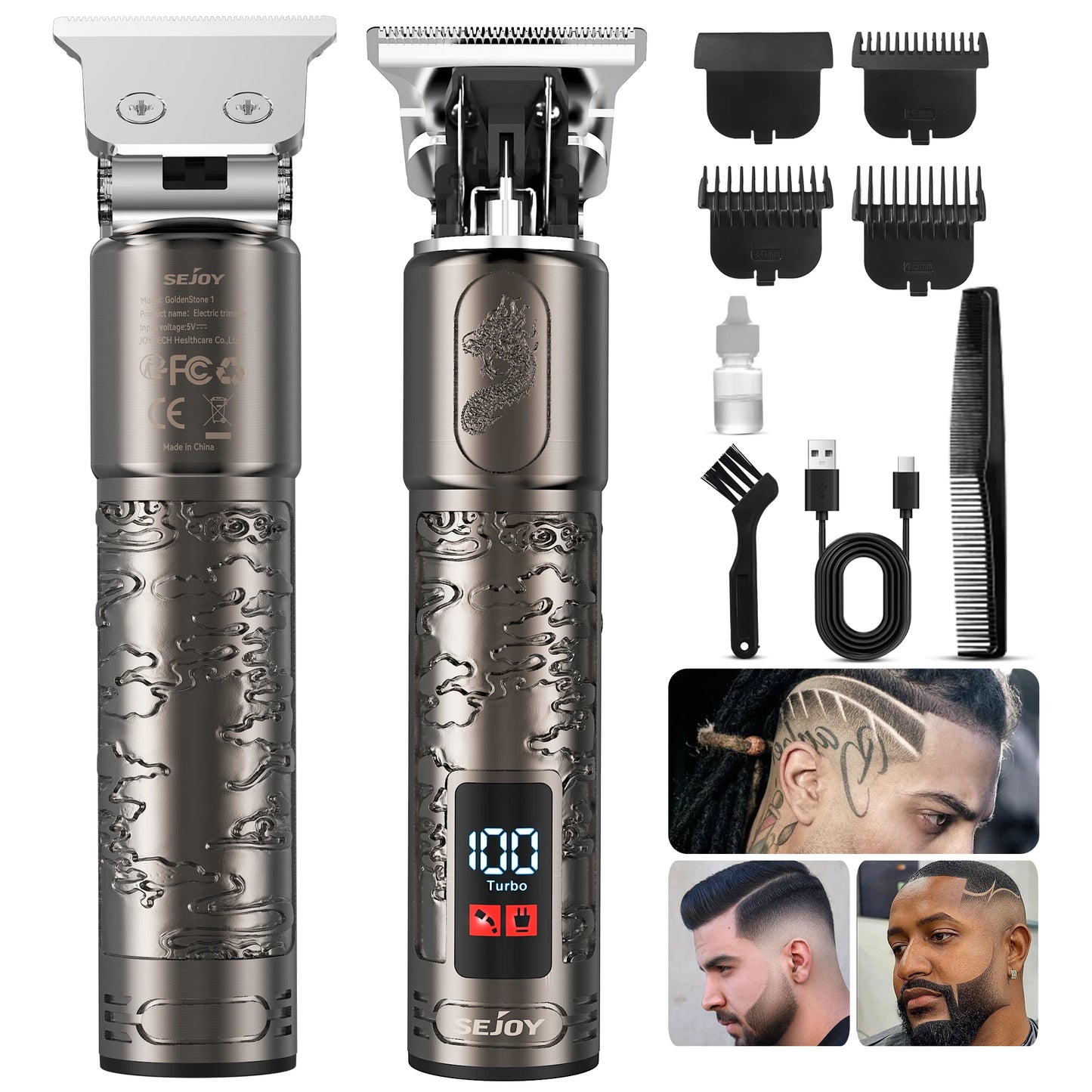Sejoy Electric Shaver For Men Rechargeable With 3D Floating Head