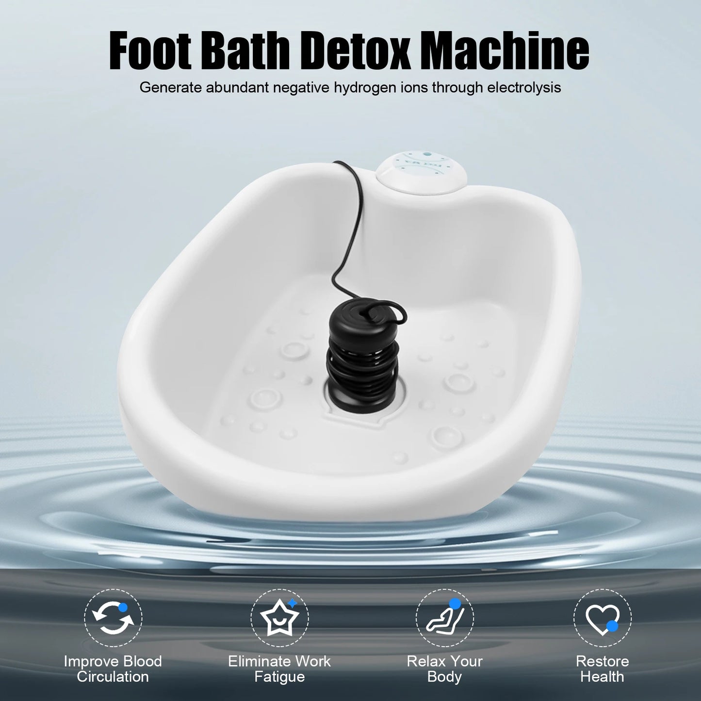 Ionic Foot Bath Detox Machine For Home Spa And Wellness