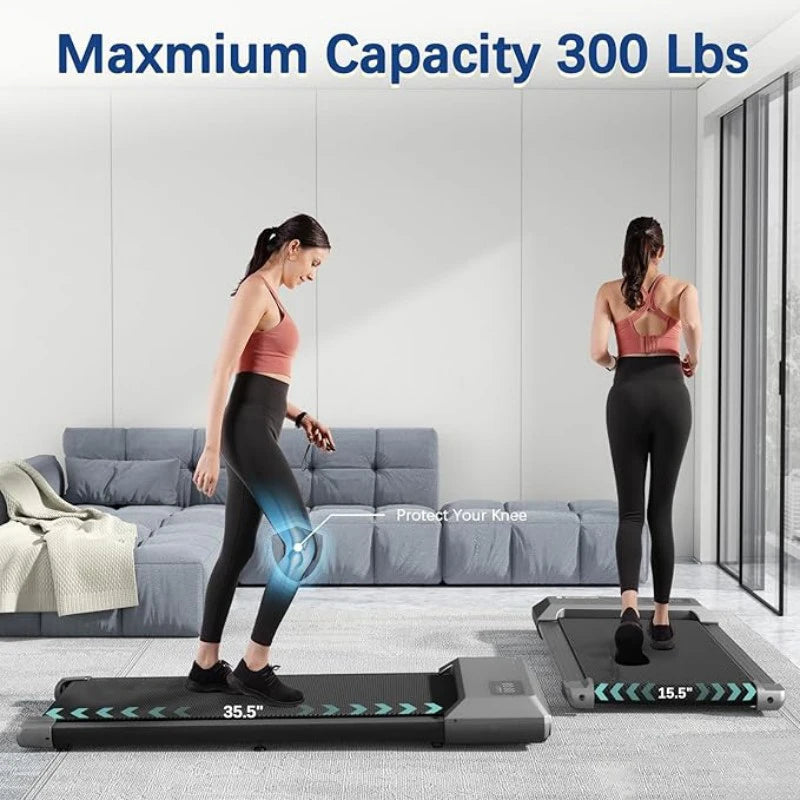 Superun 2in1 Treadmill 2.5HP Home Walking Running Machine