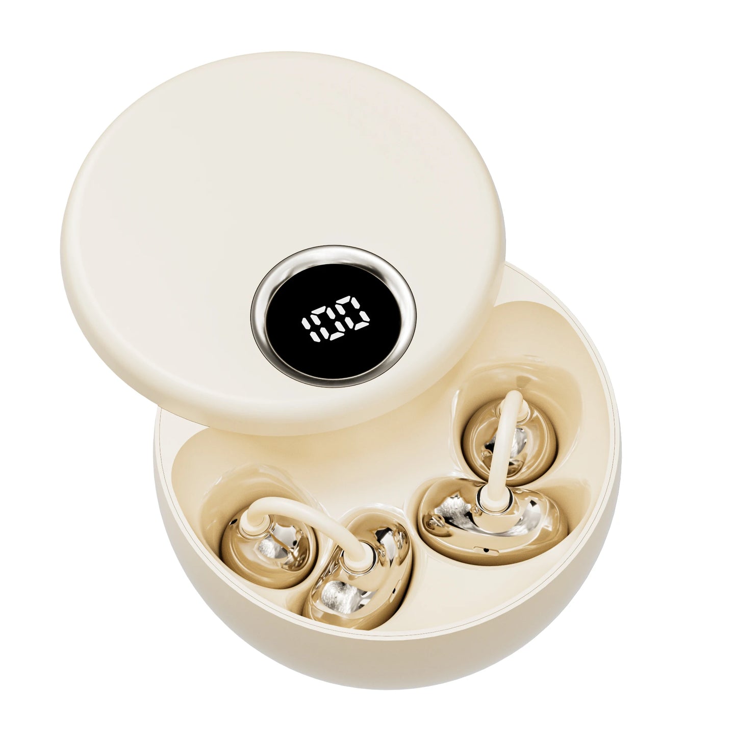 Shuke Open Ear Clip Wireless Earbuds With Active Noise Cancellation