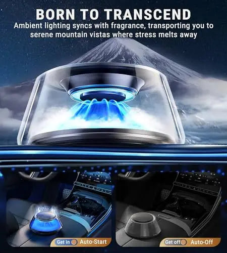 Fragrant Object Car Diffuser Fuji Pine Scent FiveColor Ambient Light