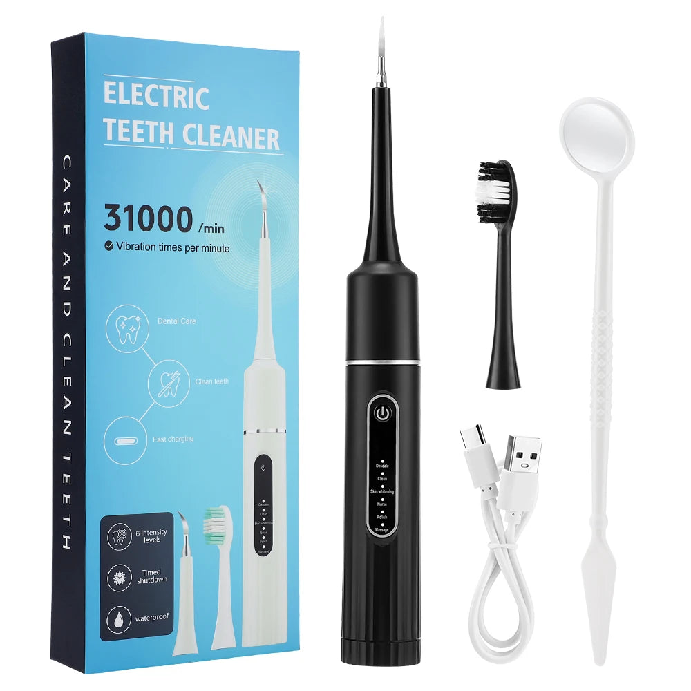 Ms.Dear Electric Tooth Cleaner Sonic Toothbrush With 5 Brush Heads