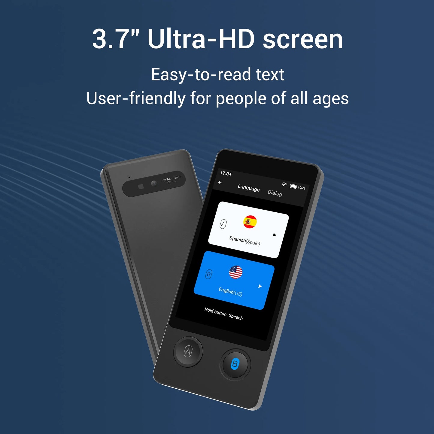 Wooask Multi Language Real Time Voice Translator Device