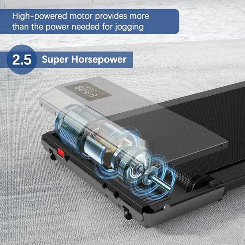 Superun 2in1 Treadmill 2.5HP Home Walking Running Machine
