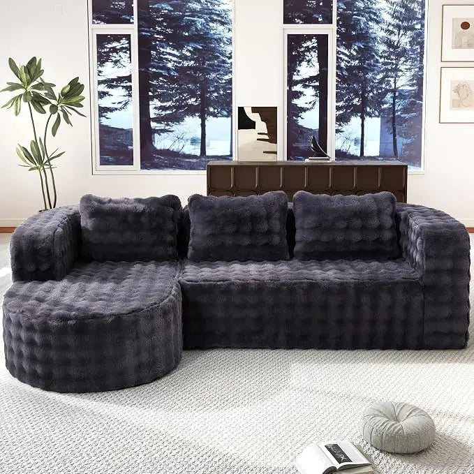 Cloud Modular Sectional Sofa L Shape Memory Foam Chaise