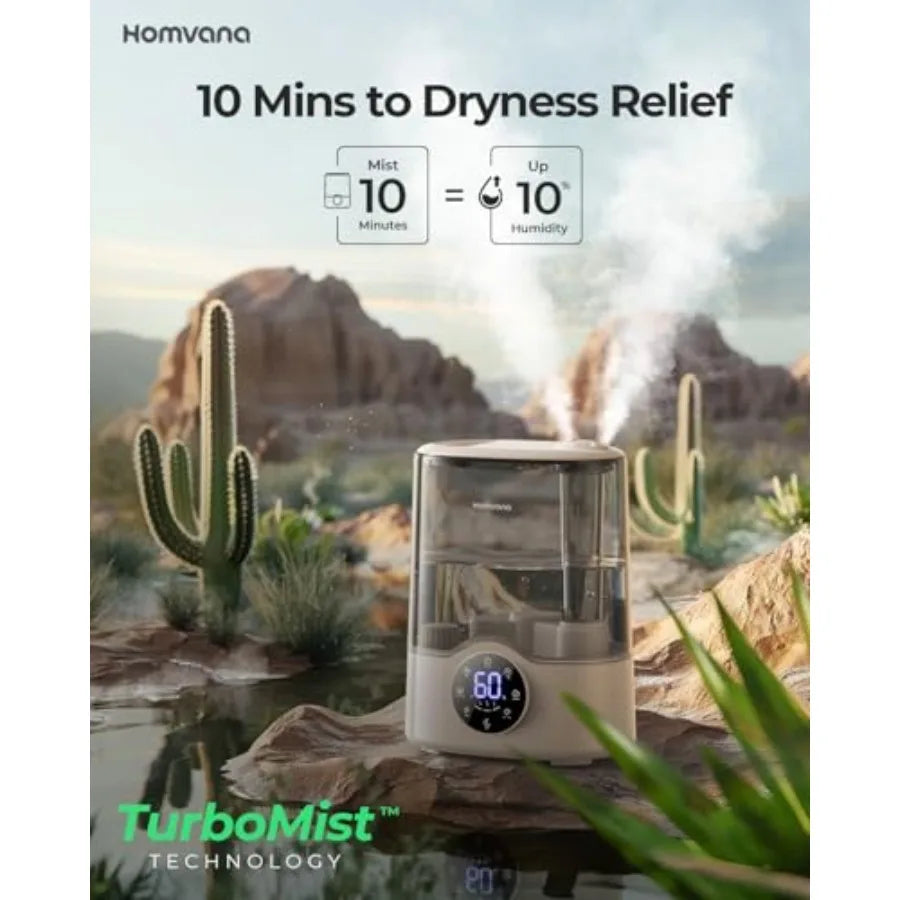 Humidifier With Smart Warm And Cool Mist Auto Adapt