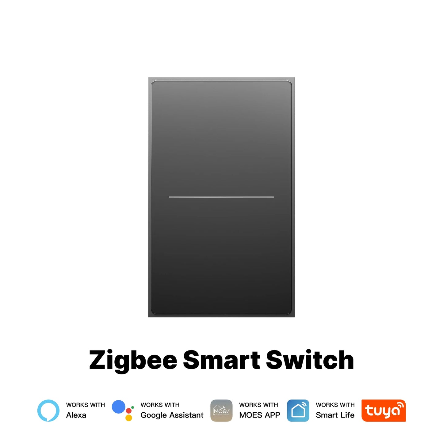 MOES ZigBee Star Feather Smart Touch Switch US Neutral Required