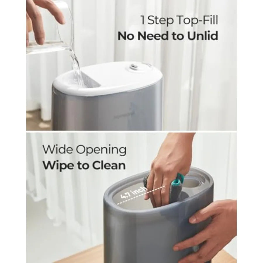 Humidifier With Smart Warm And Cool Mist Auto Adapt
