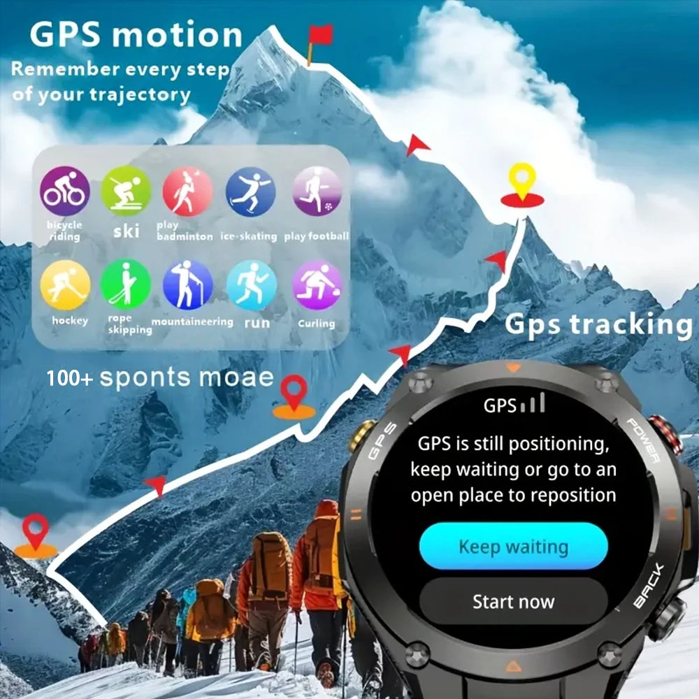 SENBONO GPS Smartwatch With Built-In GPS And Bluetooth Calling