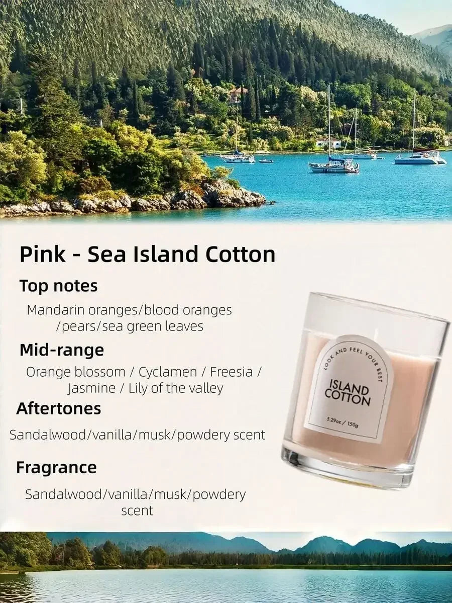 Long-Lasting Aromatherapy Candles In Smokeless Glass Jars