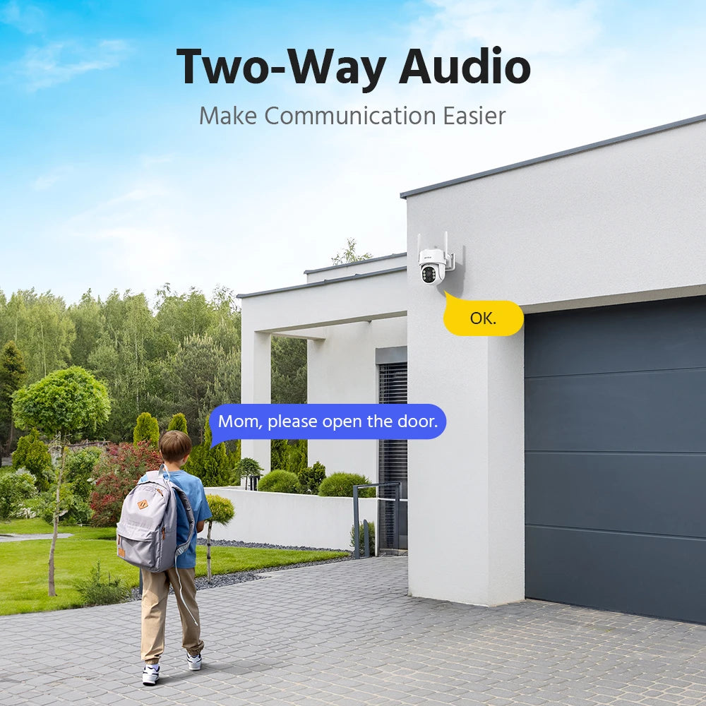 ANNKE 4MP Solar Wireless Security Cameras With 4CH NVR