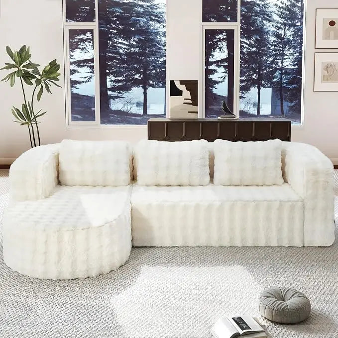 Cloud Modular Sectional Sofa L Shape Memory Foam Chaise