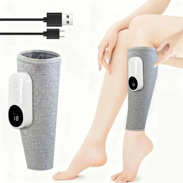 Rechargeable Cordless Leg Massager With Kneading Compression And Vibration