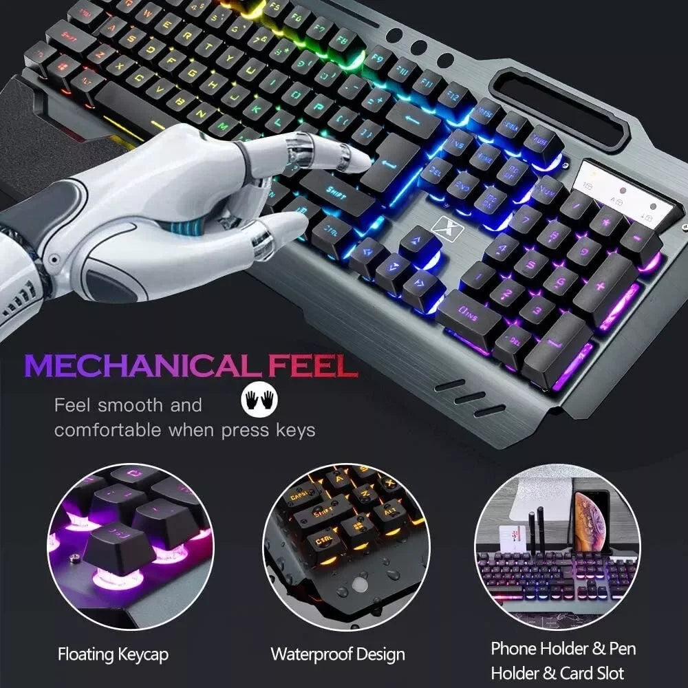 Ziyoulang Wireless Gaming Keyboard And Mouse Set Backlit