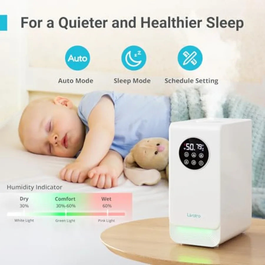 Smart Humidifier For Large Rooms With App And Alexa Control