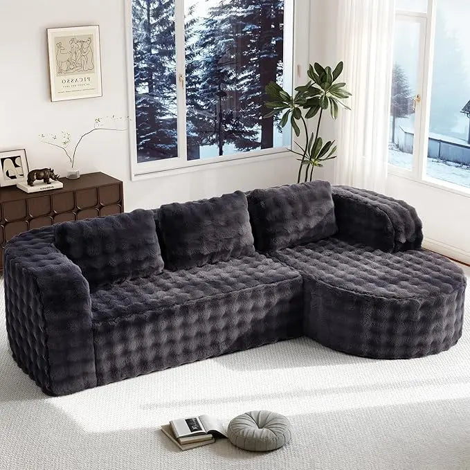 Cloud Modular Sectional Sofa L Shape Memory Foam Chaise