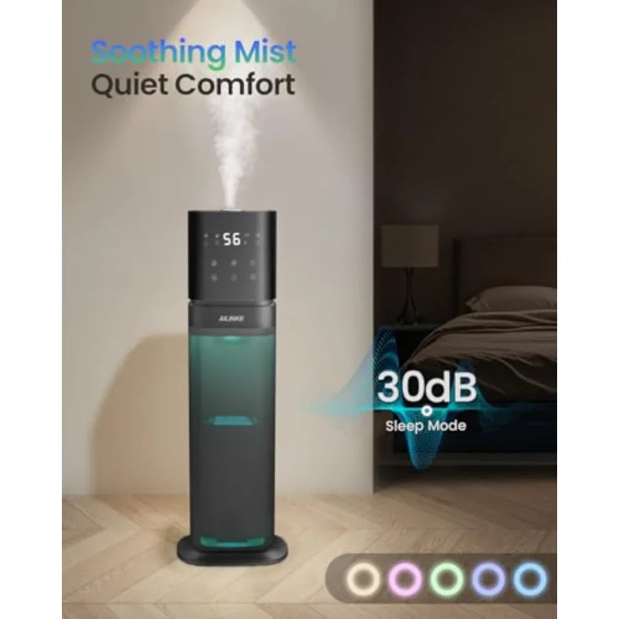Smart Humidifier For Large Rooms Top Fill Mist Bedroom