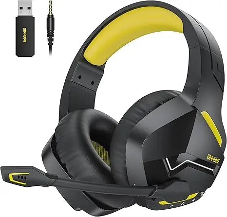 BINNUNE BW01 Wireless Gaming Headset With Microphone PC PS4 PS5