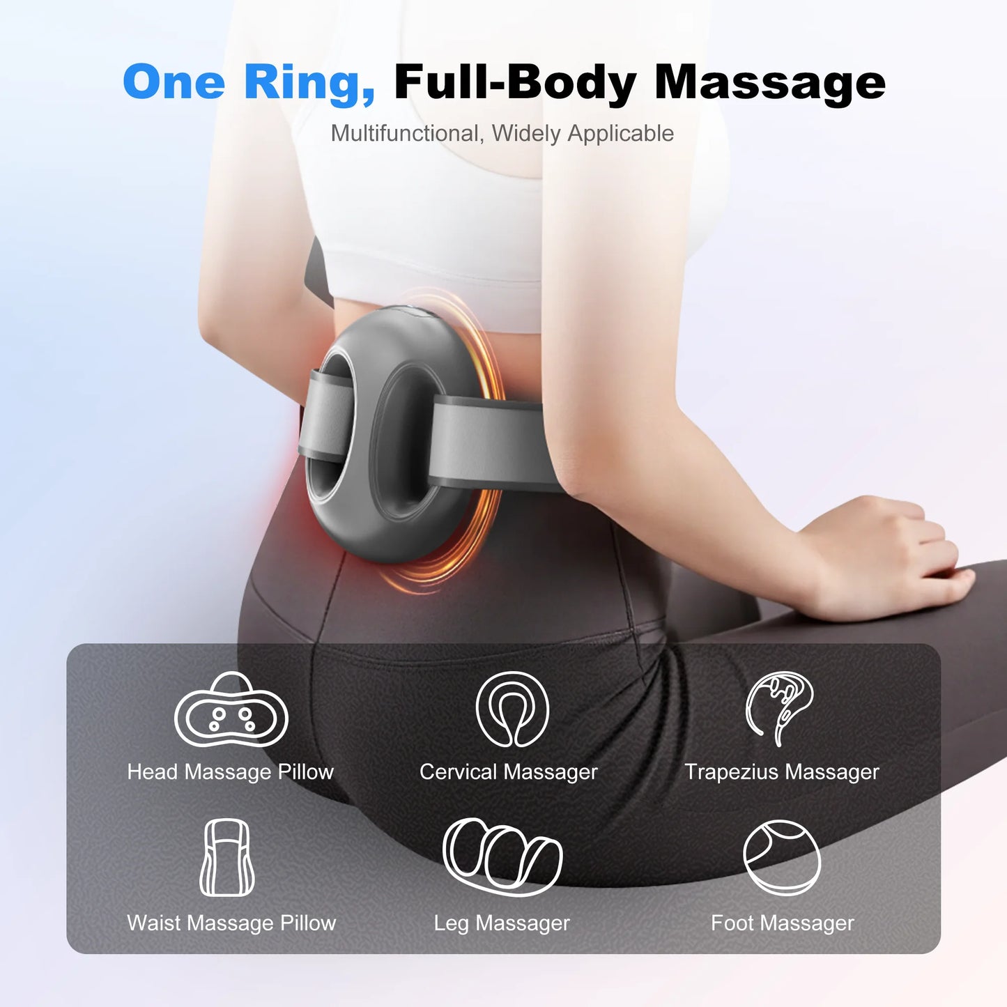 Leercon Portable Fascia Ring Massager For Deep Muscle Relief