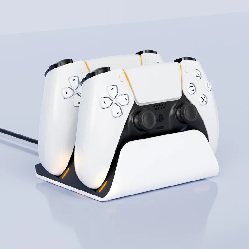 bibuks Dual Fast Charging Dock for PS5 Wireless Controllers