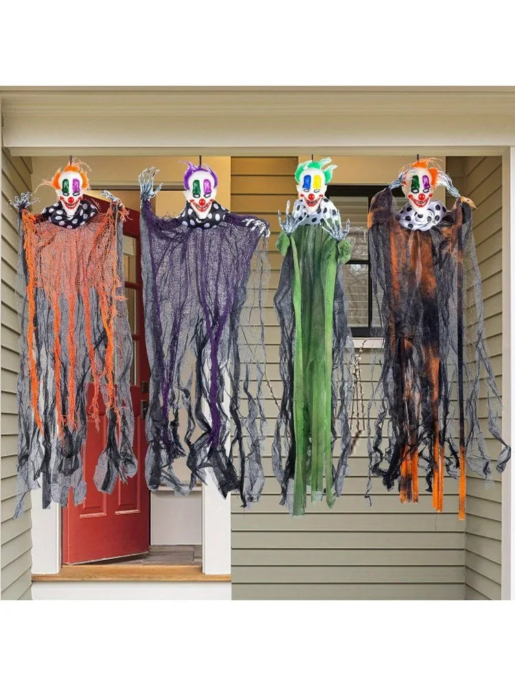 Hanging Clown Halloween Outdoor Garden Decorative Props