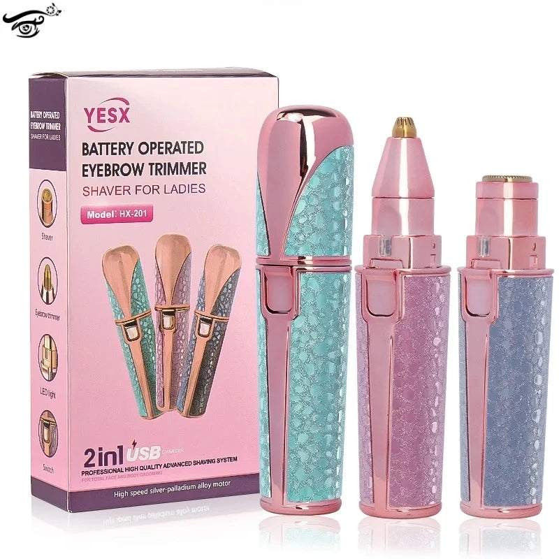 USB Electric Eyebrow Trimmer For Women Facial Hair Epilator