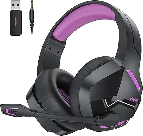 BINNUNE BW01 Wireless Gaming Headset With Microphone PC PS4 PS5