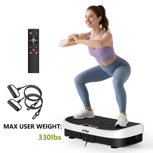 HTM Vibration Plate Fitness Multi Function Trainer 330 Lbs