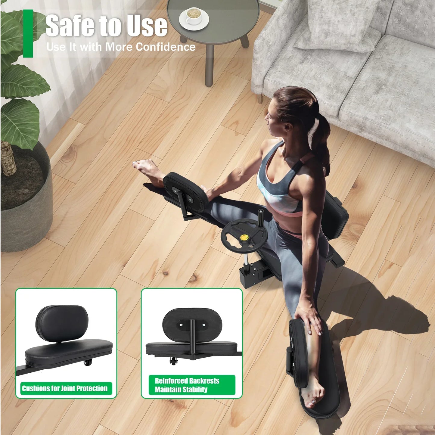 Leg Stretcher 3 Bar Spreader For Leg Flexibility Training