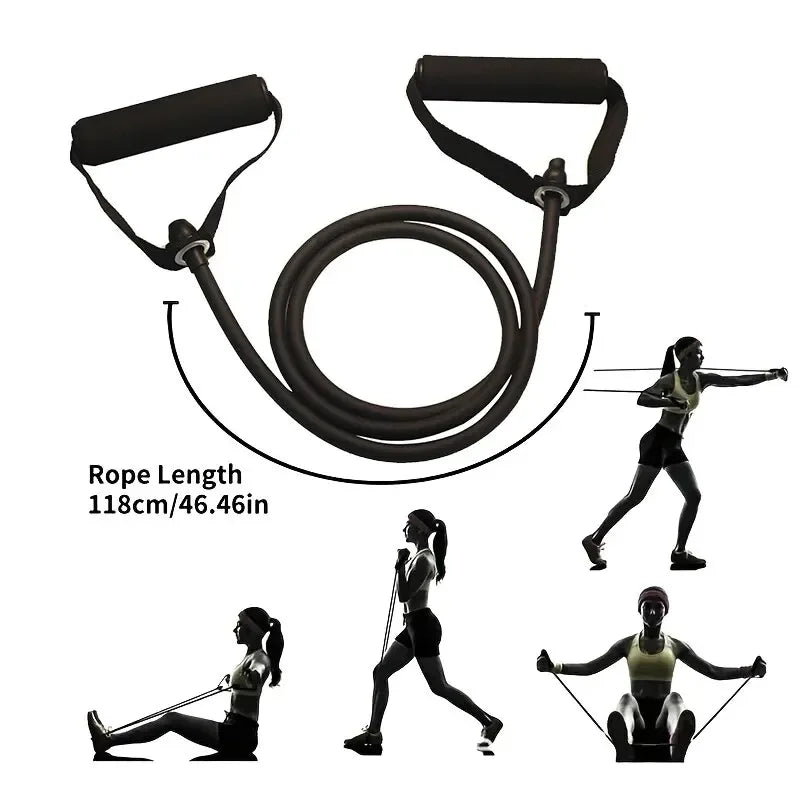Resistance Bands With Handles For Home Gym Strength Training Equipment