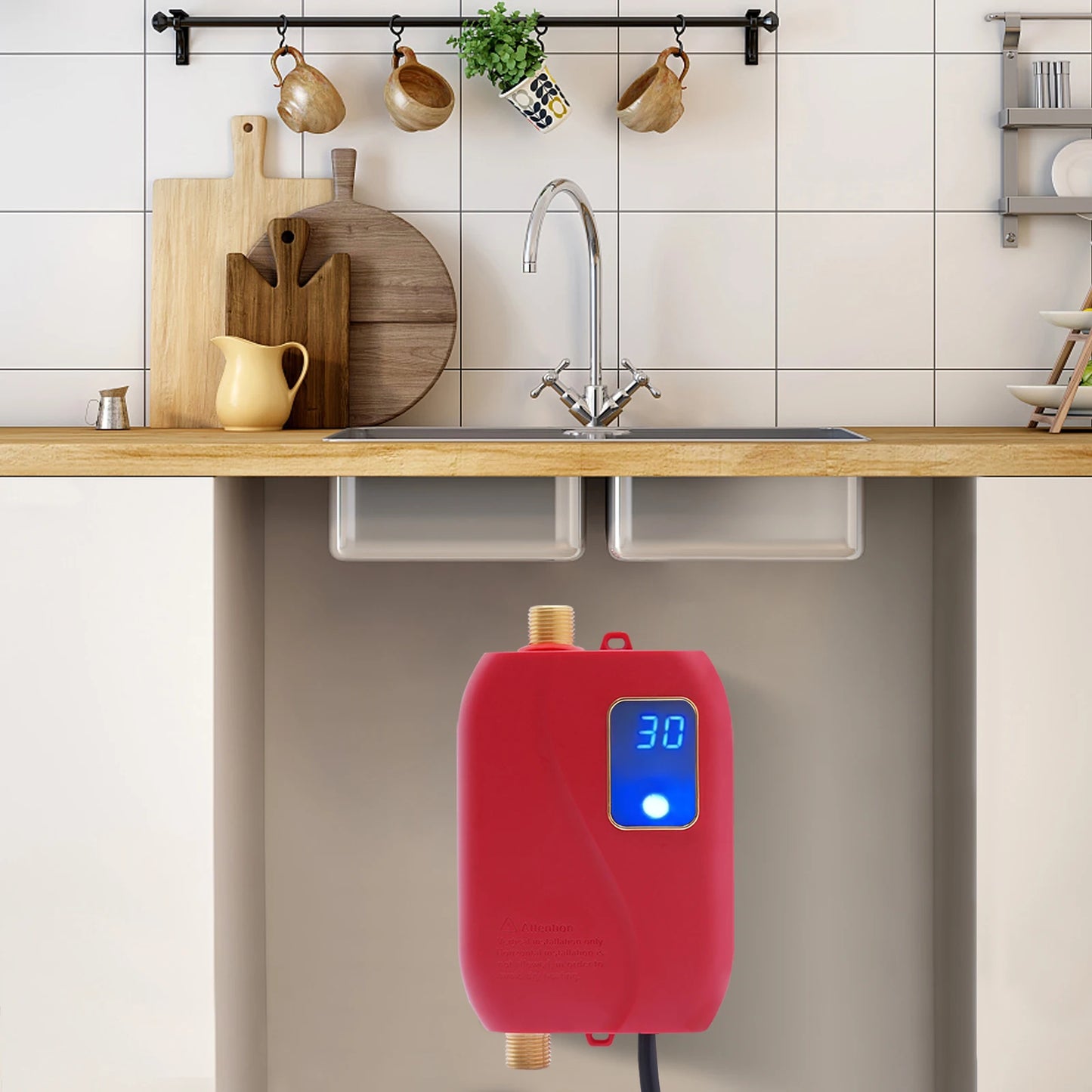 Sweetmile 3000W Instant Water Heater Tankless With Digital Display